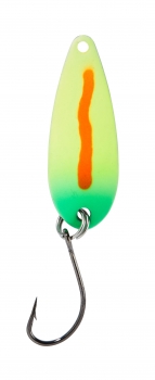 Balzer Swindler Spoon 2,3g Gelb-Grün-Orangener Streifen